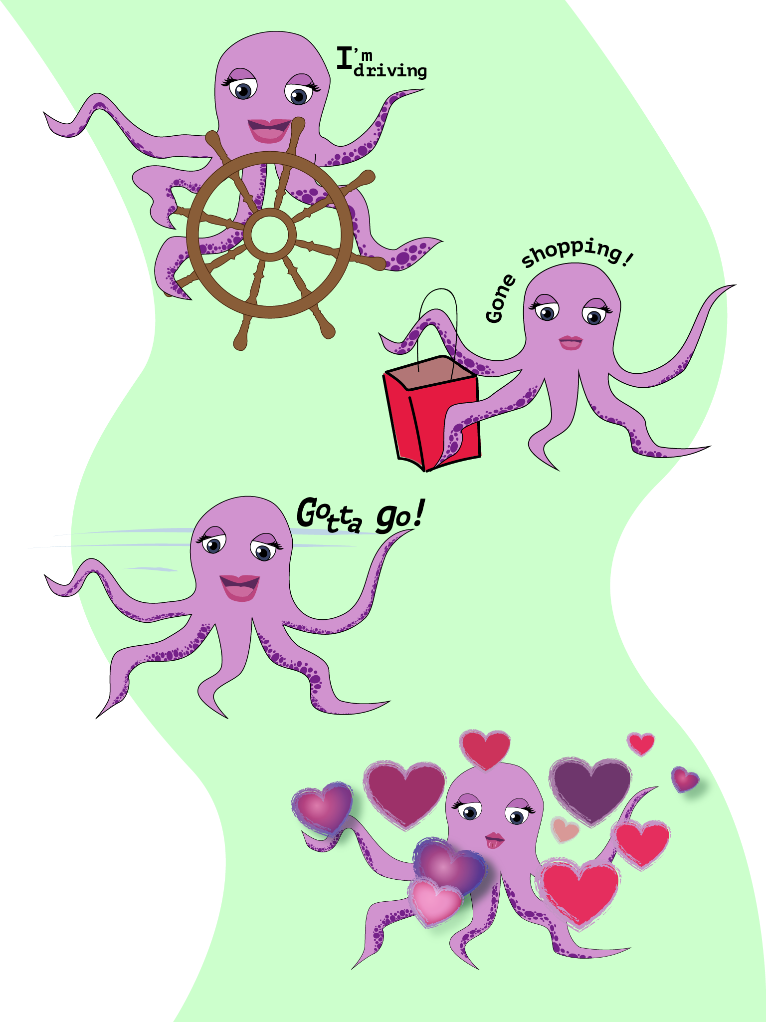 Octopus Emoji Design