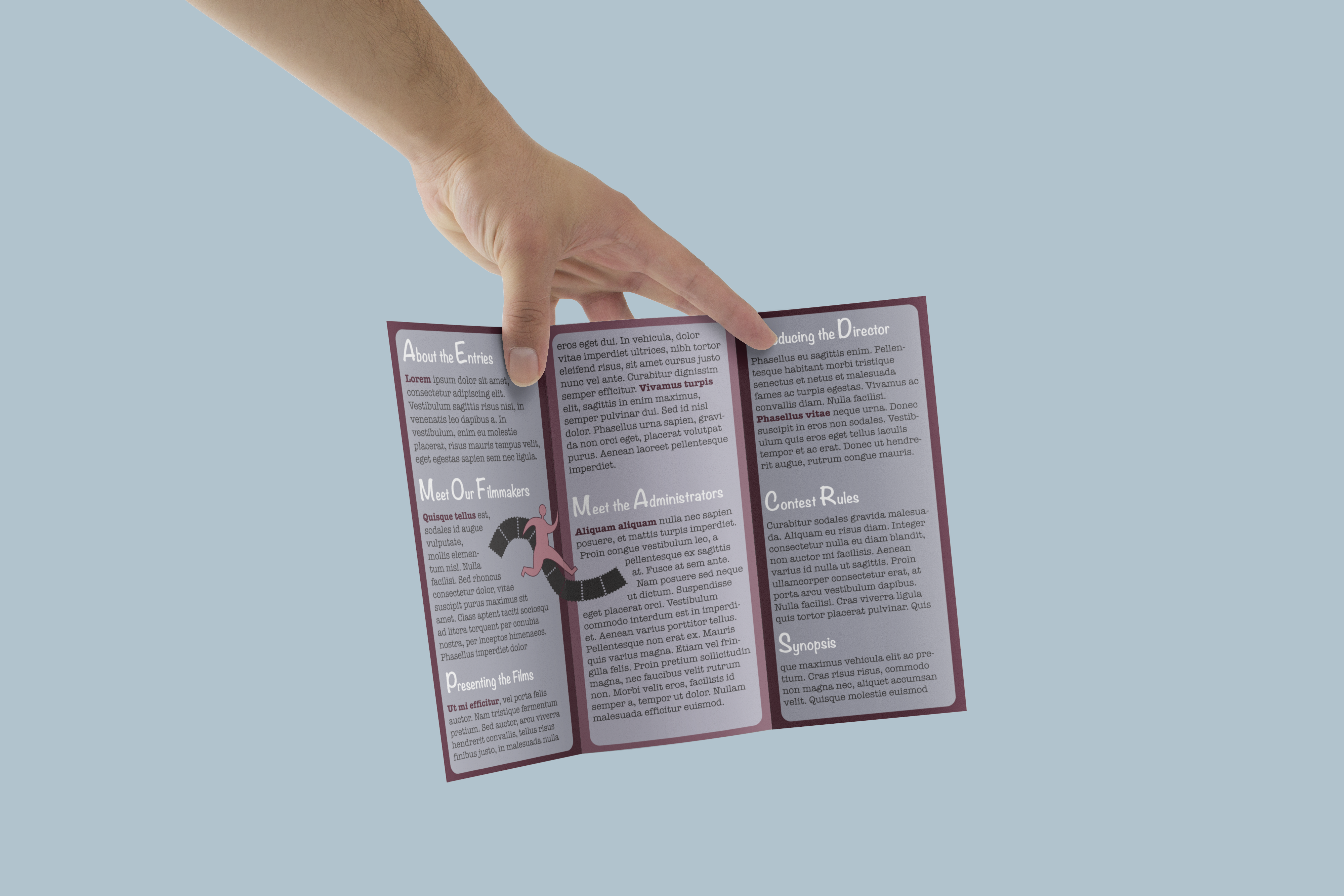 Film Festival Program Mockup Interior