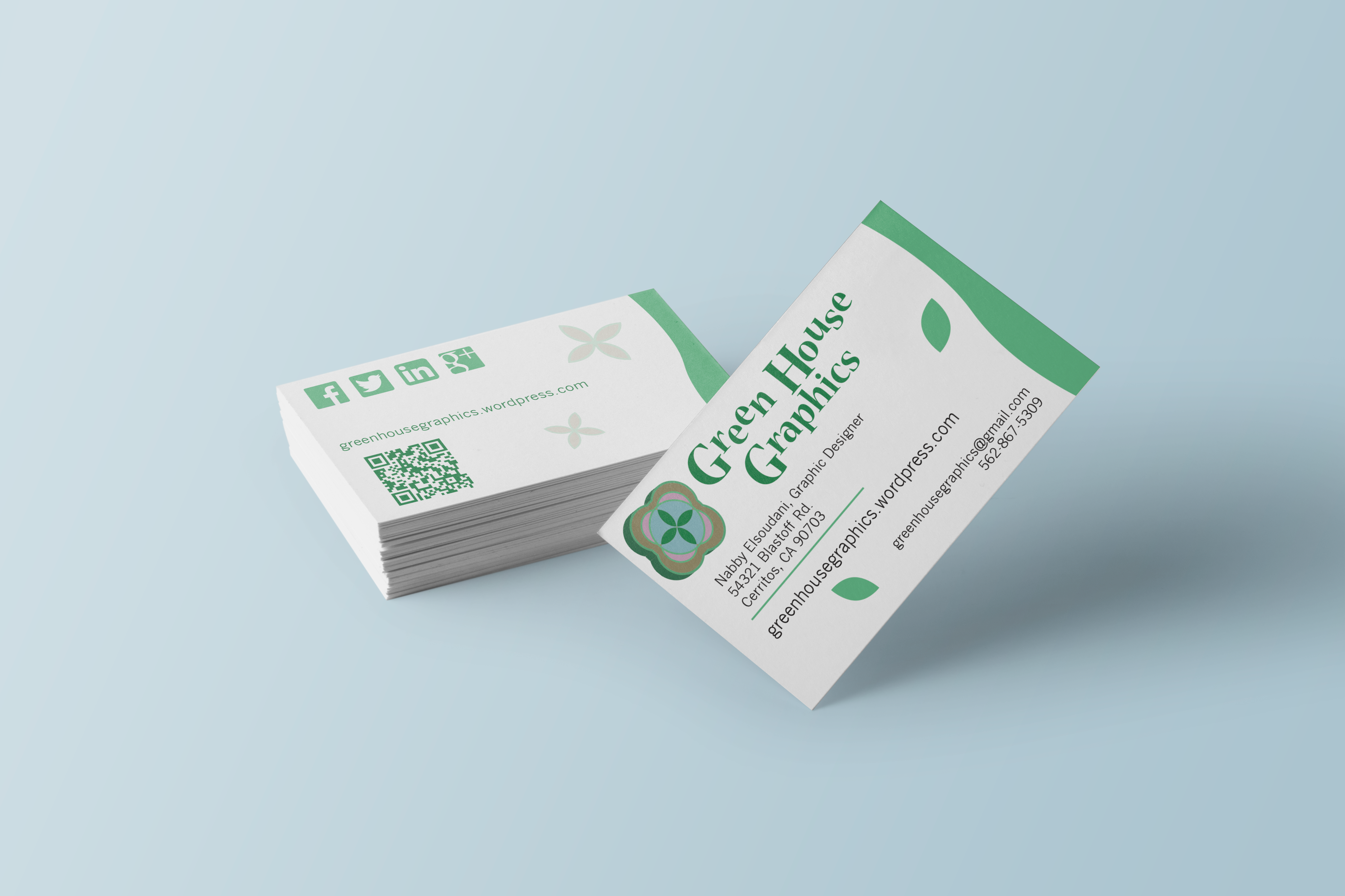 Green Themed Brand Design