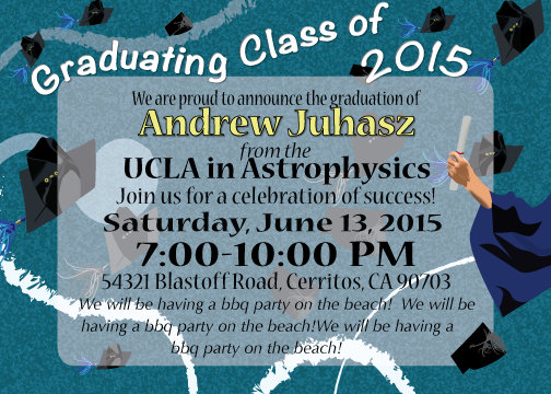 Graduation Invite Design