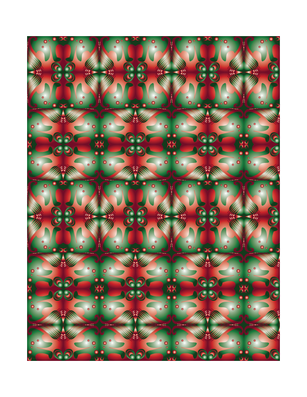 Shimmering Spades Pattern