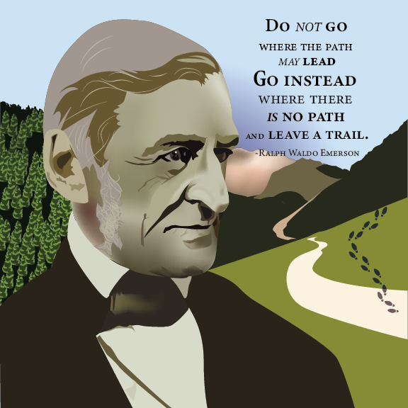 Portrait of Ralph Waldo Emerson