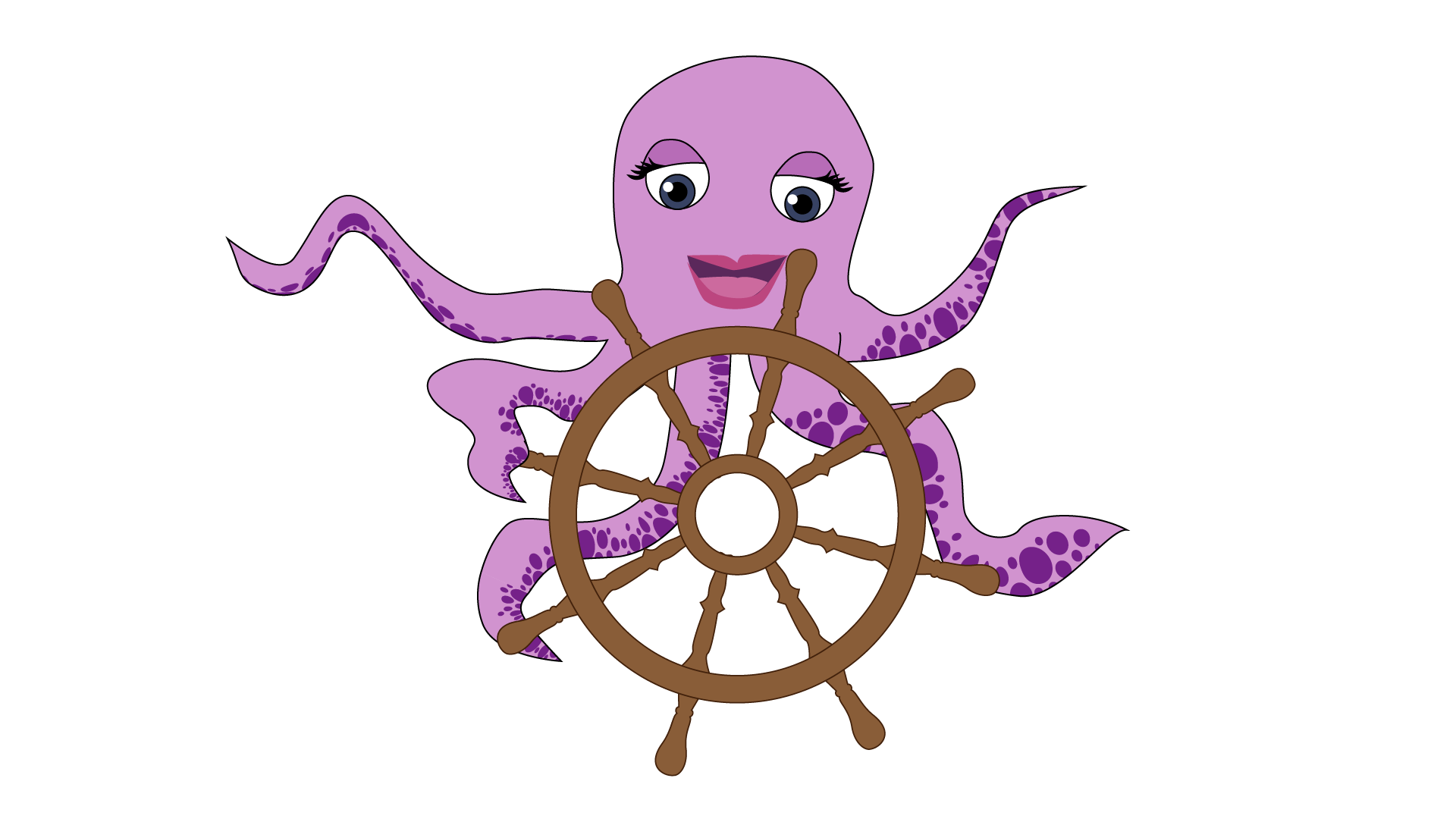 Octopus Driving Emoji
