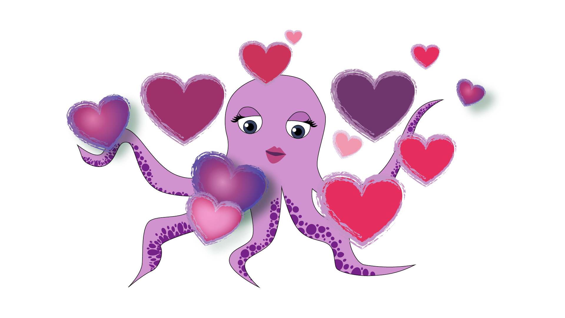 Octopus Love Emoji