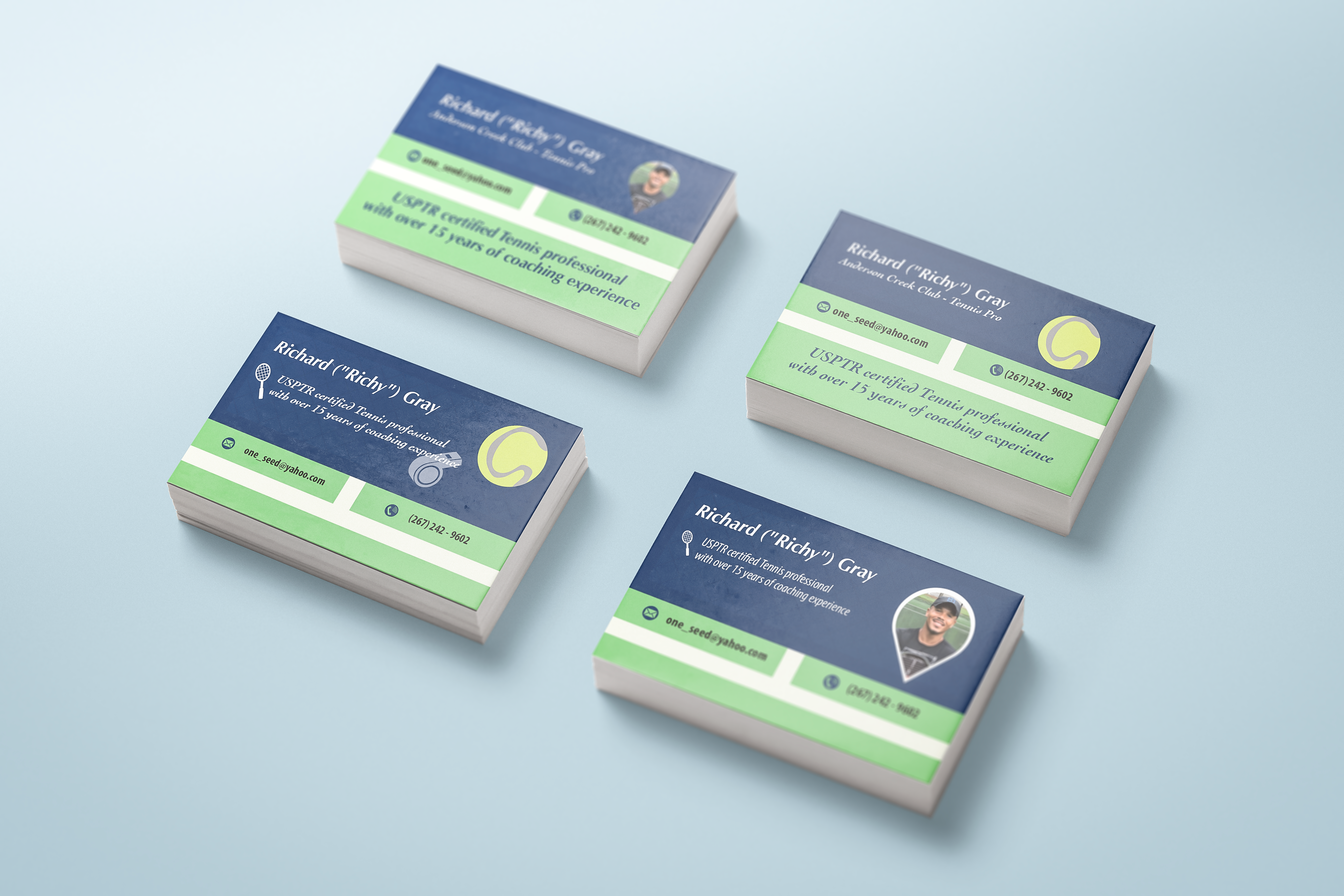 Business Cards for Tennis on Print
